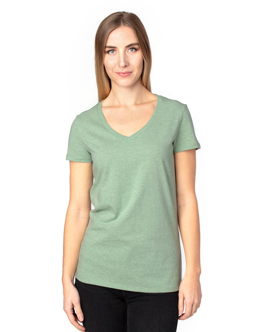 Women's Ultimate V-Neck T-Shirt - Army Heather