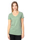 Threadfast Apparel 200RV - Women's Ultimate V-Neck T-Shirt - Army Heather