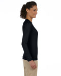 Women's Softstyle® Long-Sleeve T-Shirt - Black