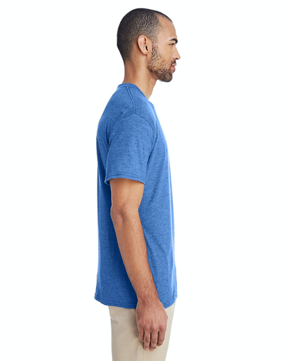 Unisex 50/50 T-Shirt - Heather Deep Royal