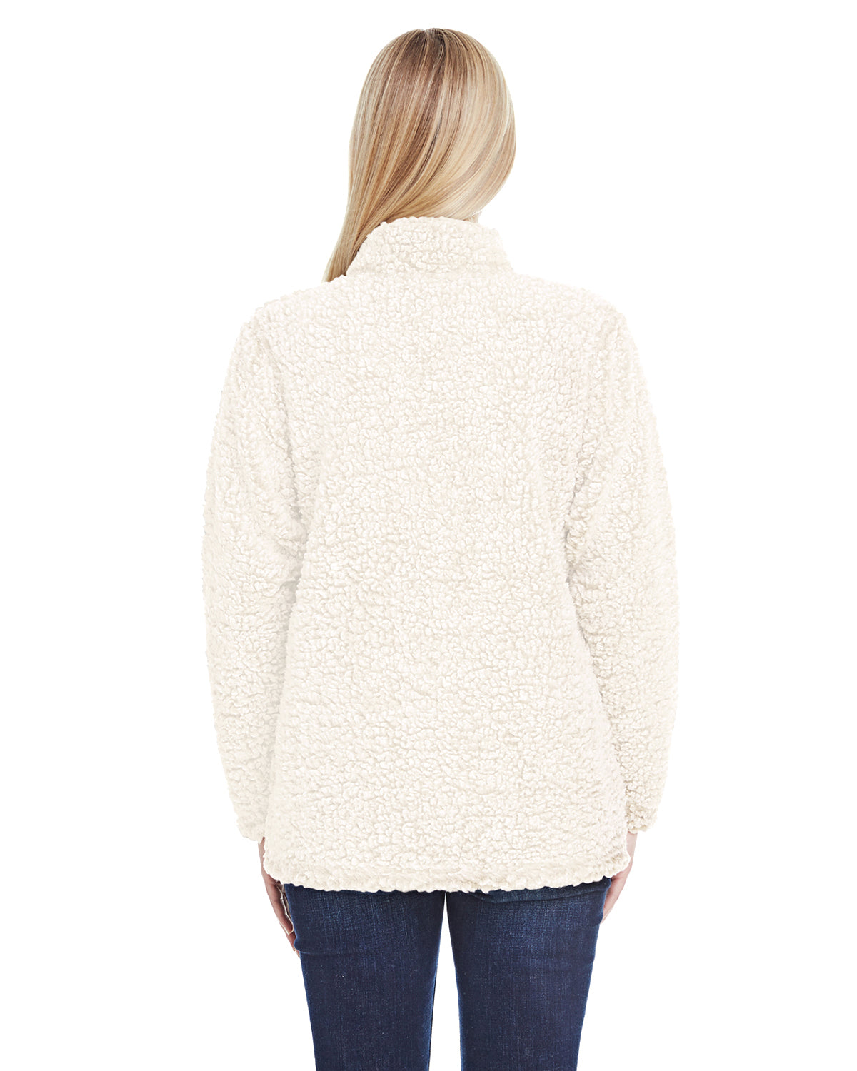 Women's Epic Sherpa 1/4 Zip - Cream