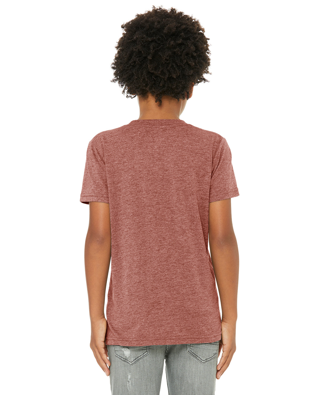 Youth Triblend Short-Sleeve T-Shirt - Mauve Triblend