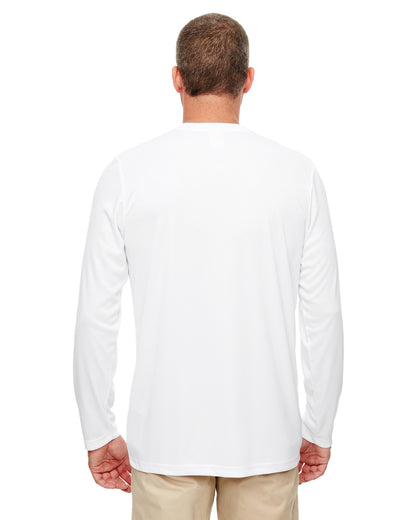 Men's Cool & Dry Performance Long-Sleeve Top - White