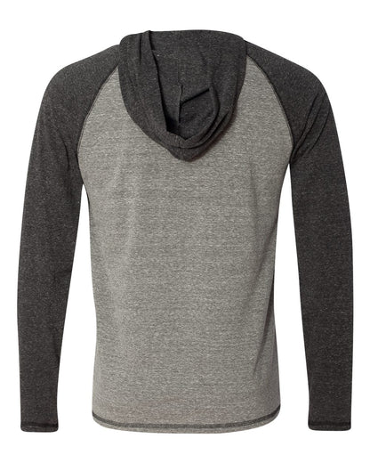 Triblend Jersey Hooded Pullover - Gray Heather / Charcoal Heather Triblend