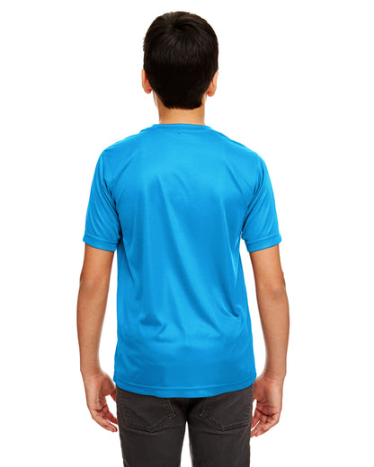 Youth Cool & Dry Sport Performance Interlock T-Shirt - Sapphire