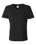 Women's Premium Jersey V-Neck T-Shirt - Black
