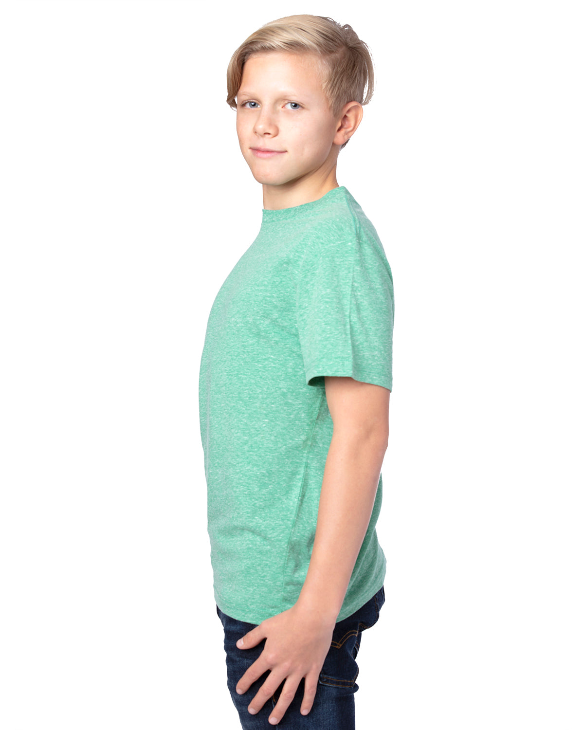 Youth Triblend T-Shirt - Green Triblend