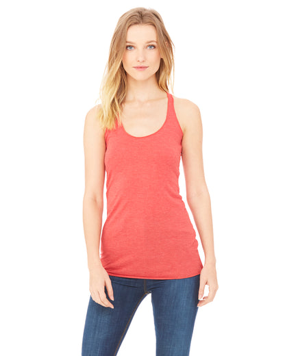 Women's Triblend Racerback Tank - Red Triblend