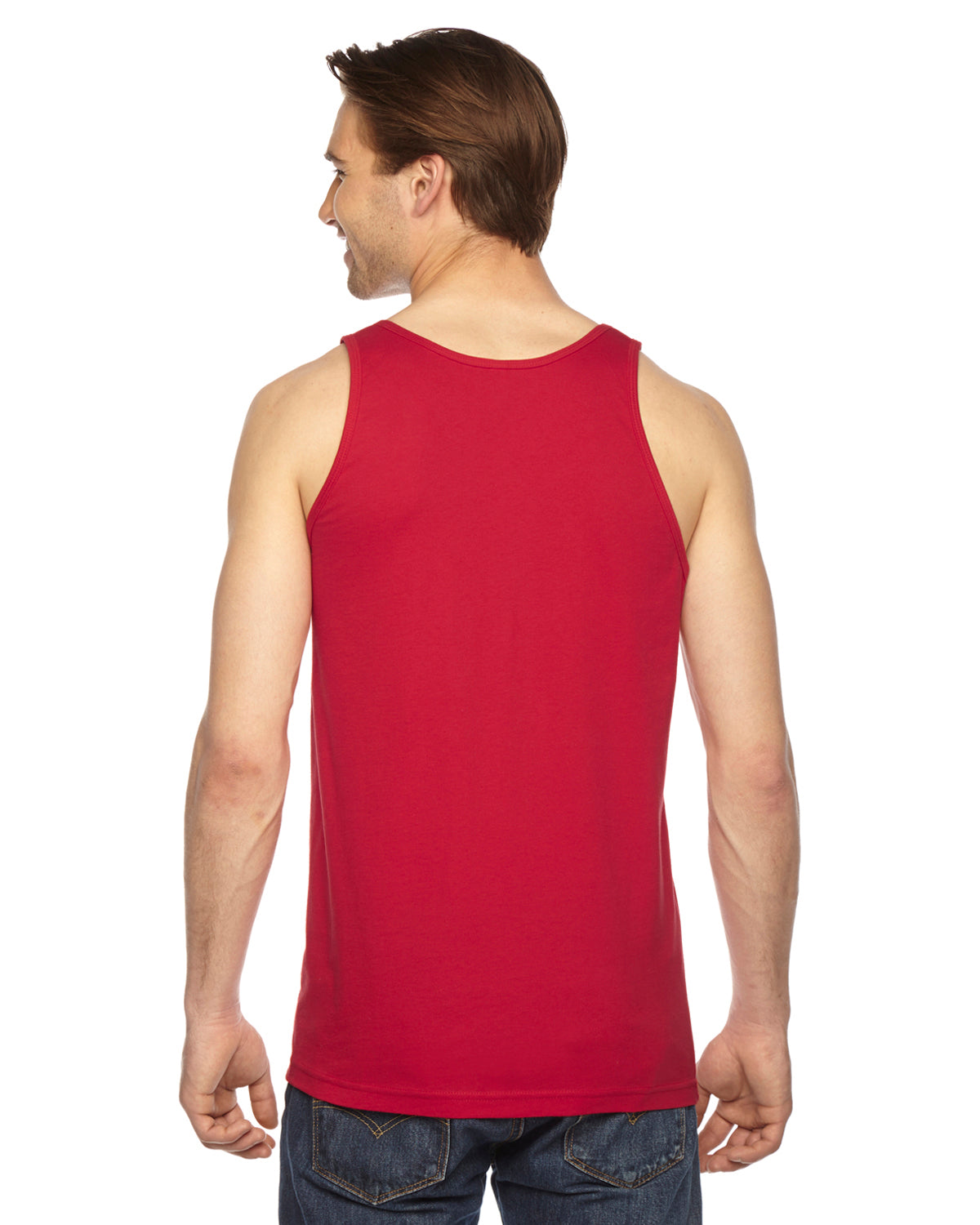 Unisex Fine Jersey Tank - Red