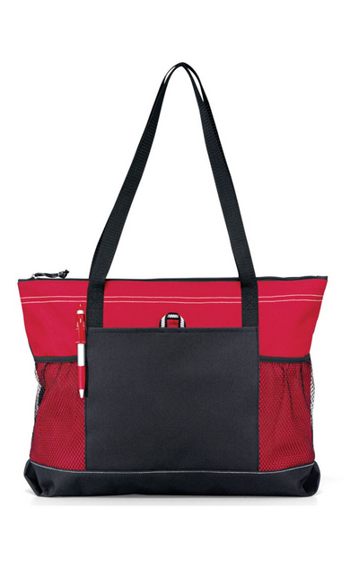 Select Zippered Tote - Red