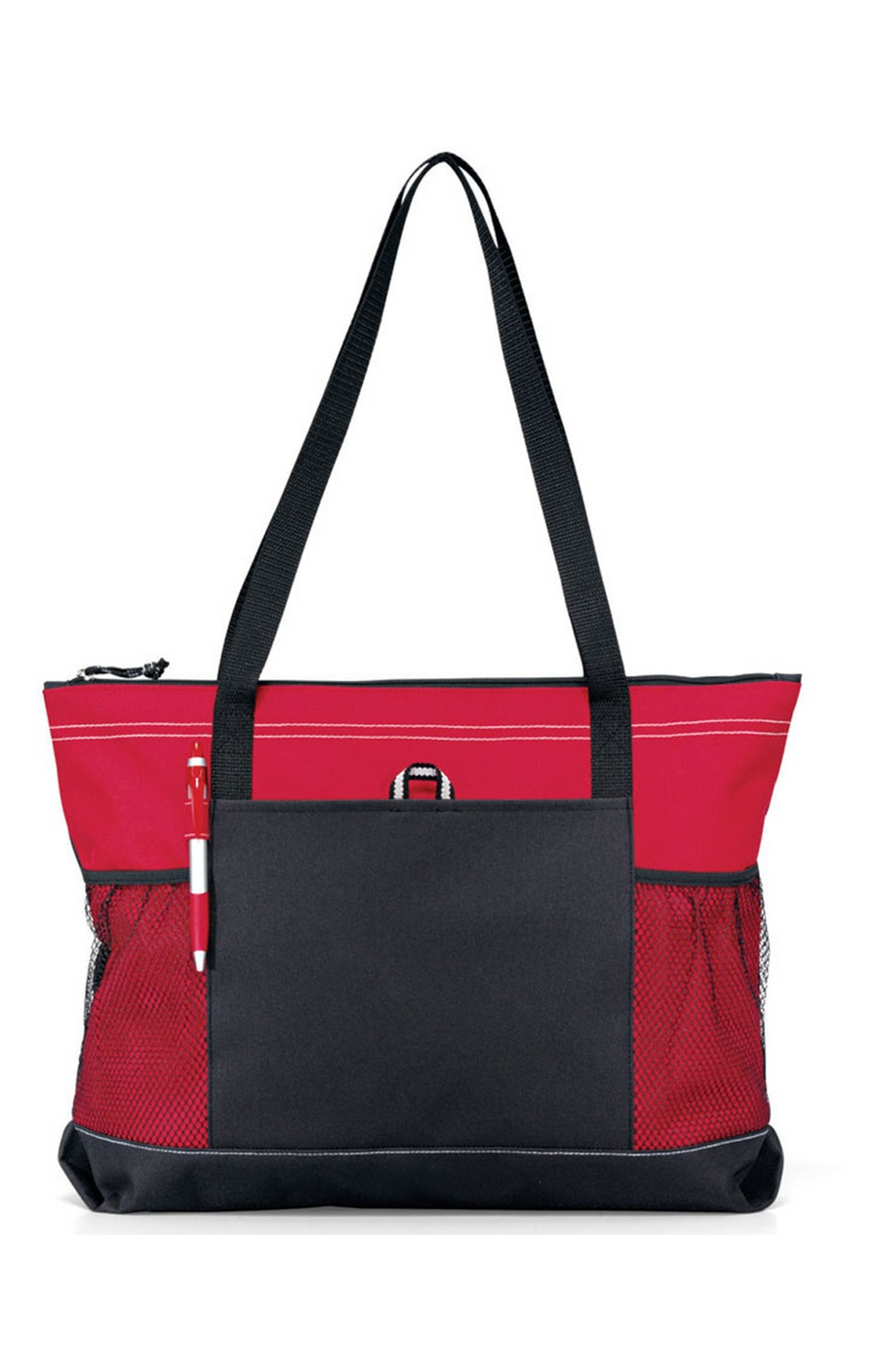 Select Zippered Tote - Red