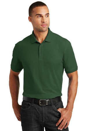 Unisex Core Classic Pique Polo - Deep Forest Green
