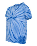 Youth Cyclone Vat-Dyed Pinwheel Short Sleeve T-Shirt - Royal