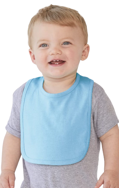 Infant Premium Jersey Bib - Light Blue