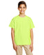 Gildan G645B - Youth Softstyle�� 4.5 oz. T-Shirt - Safety Green