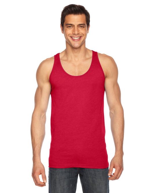Unisex Poly-Cotton Tank - Red