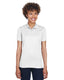 UltraClub 8210L - Women's Cool & Dry Mesh Piqué Polo - White