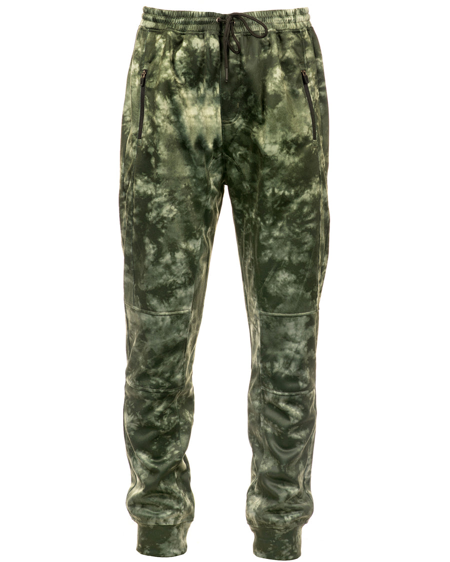 Unisex Heather Performance Jogger Pant - ARMY TIE DYE
