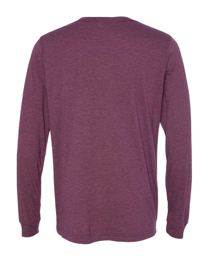 Unisex Jersey Long-Sleeve T-Shirt - Maroon Triblend