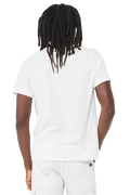 Unisex Heather CVC T-Shirt - Solid White Blend