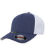 Yupoong 5511UP - Flexfit Unipanel Cap - Melange Navy/ White