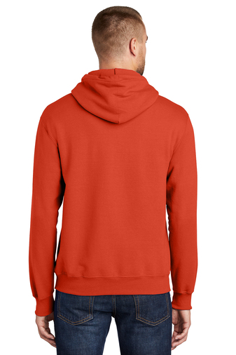 Unisex Tall Essential Fleece Pullover Hoodie - Orange