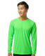Paragon SM0210 - Unisex Long Sleeve Performance Tee - Neon Lime