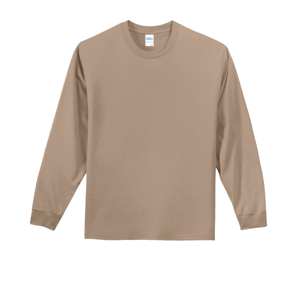 Unisex Long Sleeve Essential Tee - Sand