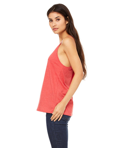 Women's Slouchy Tank - Red Triblend