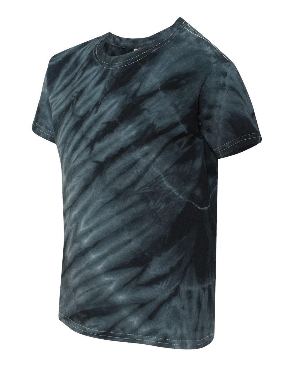 Youth One Color Tiger Stripe T-Shirt - Black