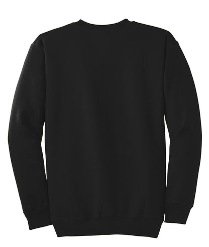 Unisex Essential Fleece Crewneck Sweatshirt - Jet Black