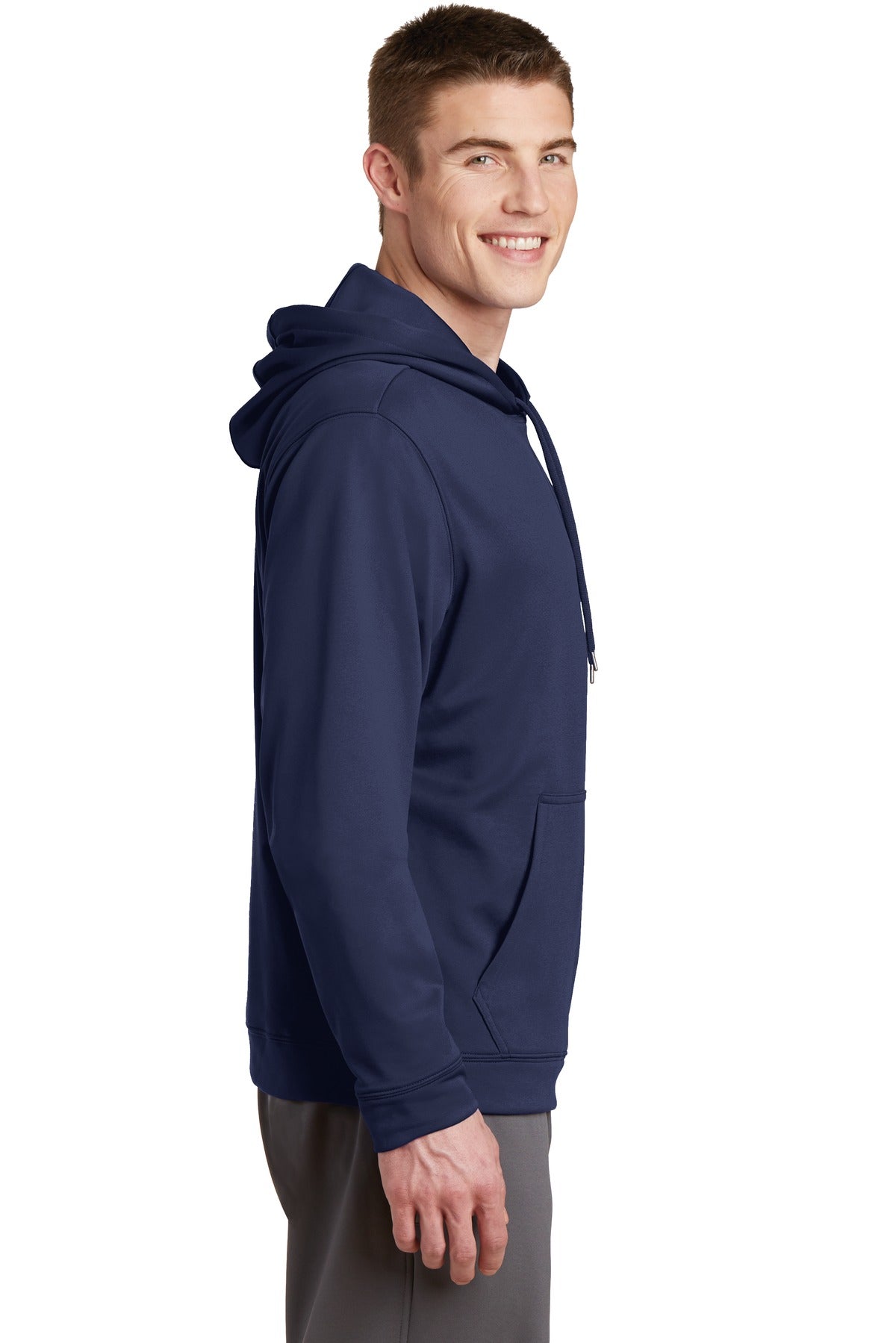 Sport-Wick Fleece Hooded Pullover - Navy