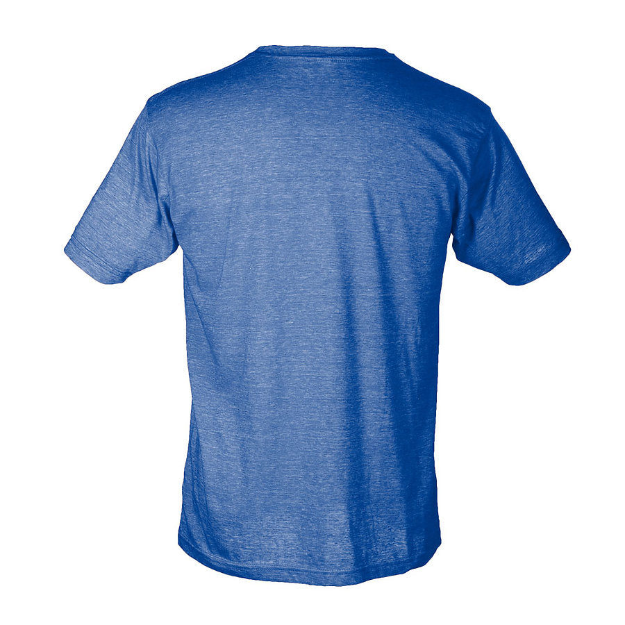 Unisex Poly-Rich Tee - Heather Royal
