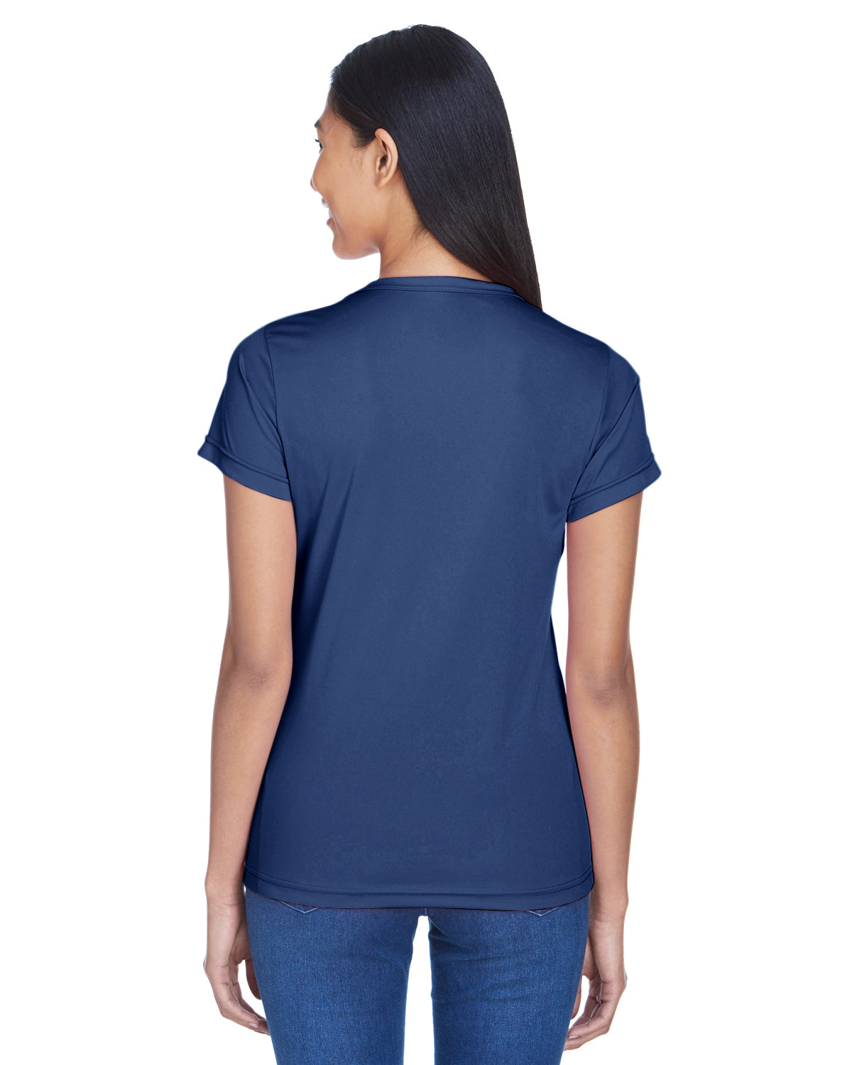 Women's Cool & Dry Sport Performance Interlock T-Shirt - Navy