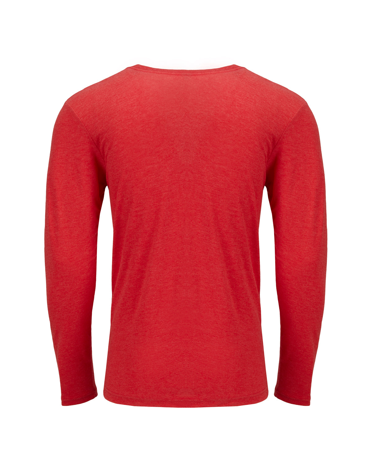 Men's Triblend Long-Sleeve Crew - Vintage Red