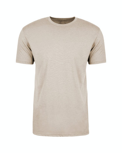 Unisex CVC Crewneck T-Shirt - Sand