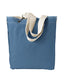 Authentic Pigment 1906 - Direct-Dyed Raw-Edge Tote - Bluegrass