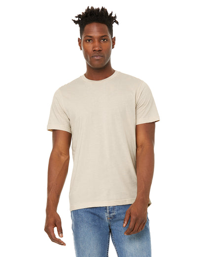 Unisex Sueded T-Shirt - Heather Dust