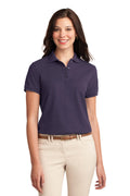 Women's Silk Touch Polo - Eggplant