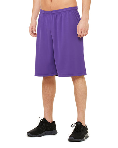 Unisex Mesh 9" Short - Sport Purple
