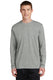 Sport-Tek ST340LS - Unisex PosiCharge RacerMesh Long Sleeve Tee - Gray Heather