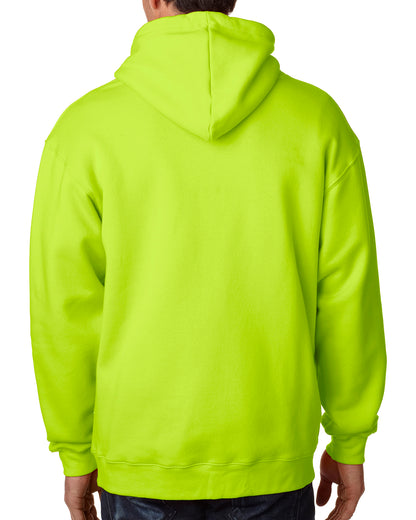 Unisex 80% cotton/20% polyester Full-Zip Hoodie - Lime Green