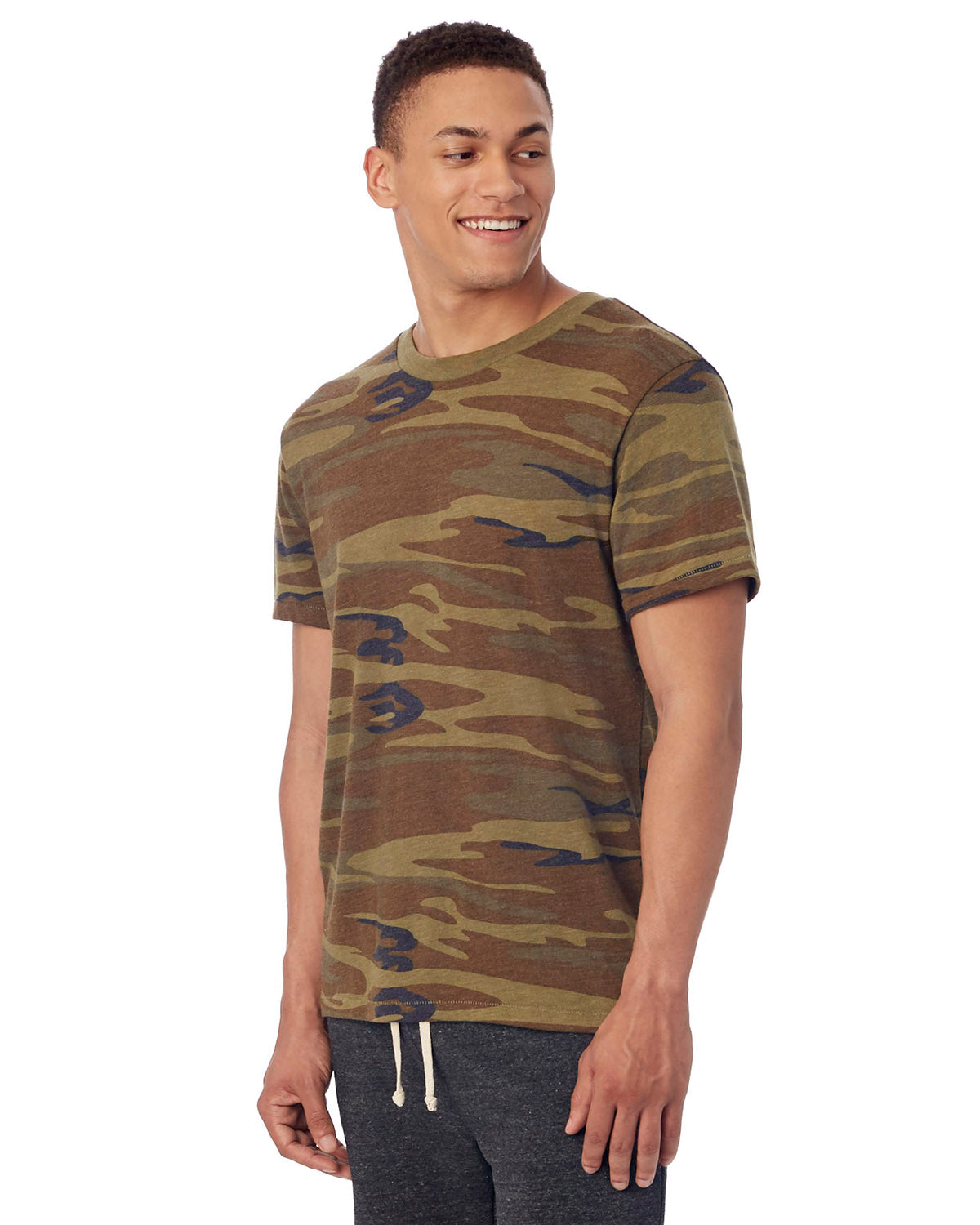 Unisex Printed Eco-Jersey™ Crew - Camo