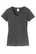 Women's Fan Favorite V-Neck Tee - Dark Heather Gray