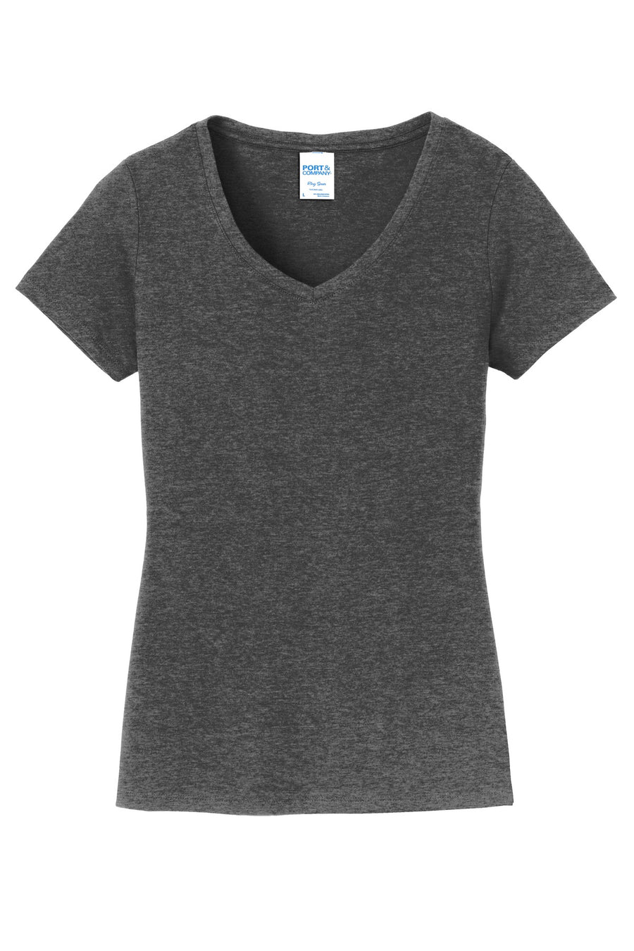 Women's Fan Favorite V-Neck Tee - Dark Heather Gray