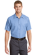 Red Kap SP24 - Industrial Short Sleeve Work Shirt - Light Blue