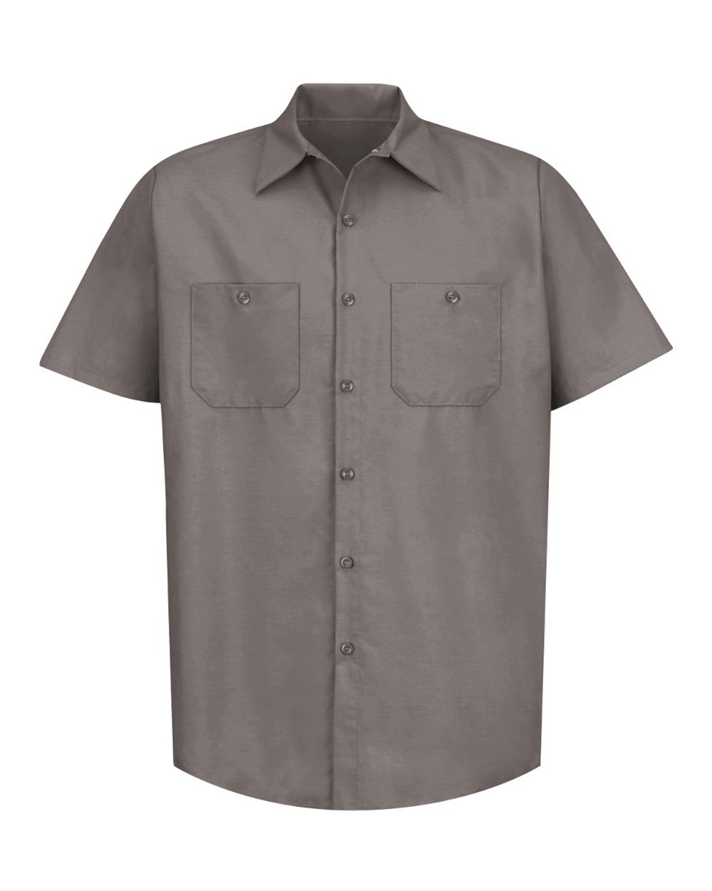 Industrial Short Sleeve Work Shirt - Grey
