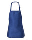 Q-Tees Q4250 - Full-Length Apron with Pouch Pocket - Royal