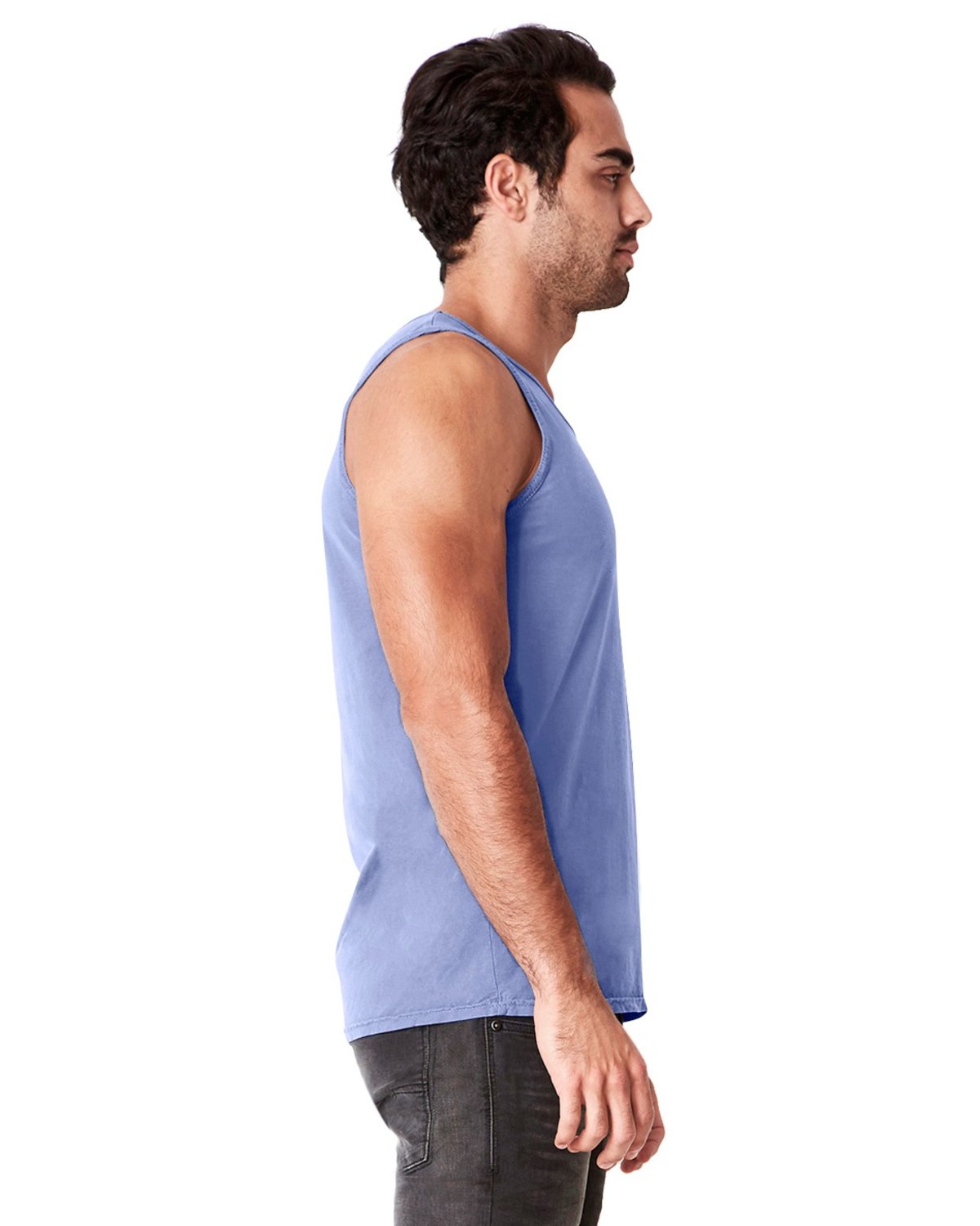 Unisex Inspired Dye Tank - Peri Blue