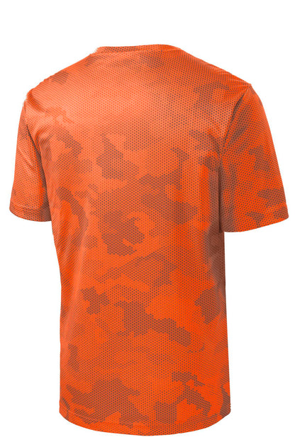 Unisex CamoHex Tee - Neon Orange
